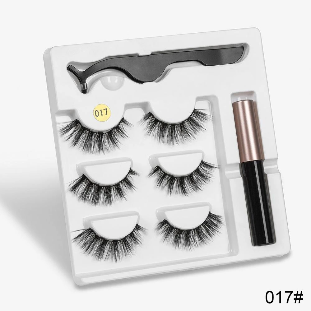 Sexy Sheep Mixed Designs Faux Mink Magnetic Eyelashes Kit Set (3 Pairs) - Image 17