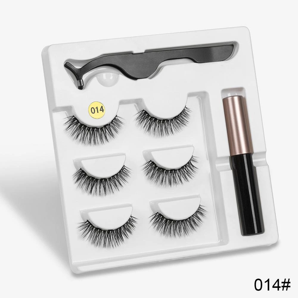 Sexy Sheep Mixed Designs Faux Mink Magnetic Eyelashes Kit Set (3 Pairs) - Image 13