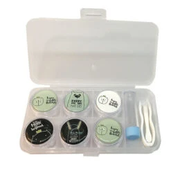 Lens Case Travel Kit - Multiple Casings With Accessories (3 Pairs)