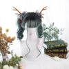 Grayish Green With Two High Ponytails Lolita Wig