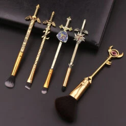 The Legend Of Zelda Sky Sword Link Figma Weapon Makeup Brush Tool Set