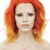 Premium Wig - Lace Front Cherry Red Wig (Cascading Curls)