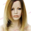Premium Wig - Reverse-Ombre Blonde Lace Front Synthetic Wig