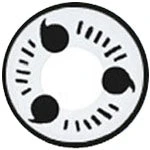 Coscon Sharingan Lens With Power - Itachi Red T04