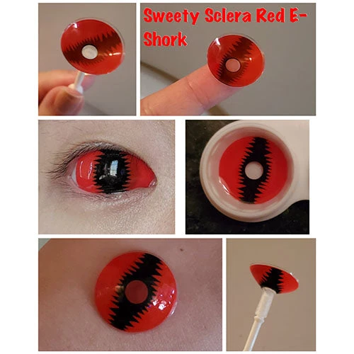 Sweety Sclera Contacts Red E-Shork - Image 2