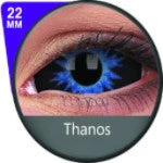 Phantasee Blue Black Sclera Contacts Thanos